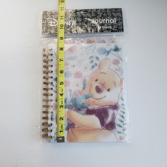 Winnie the Pooh Watercolor Tab Journal New 144 lined pages Notebook Flowers - Picture 3 of 6